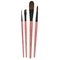 Dynasty Water Lily Watercolor Brushes - Set 3, Short Handle, Set of 4